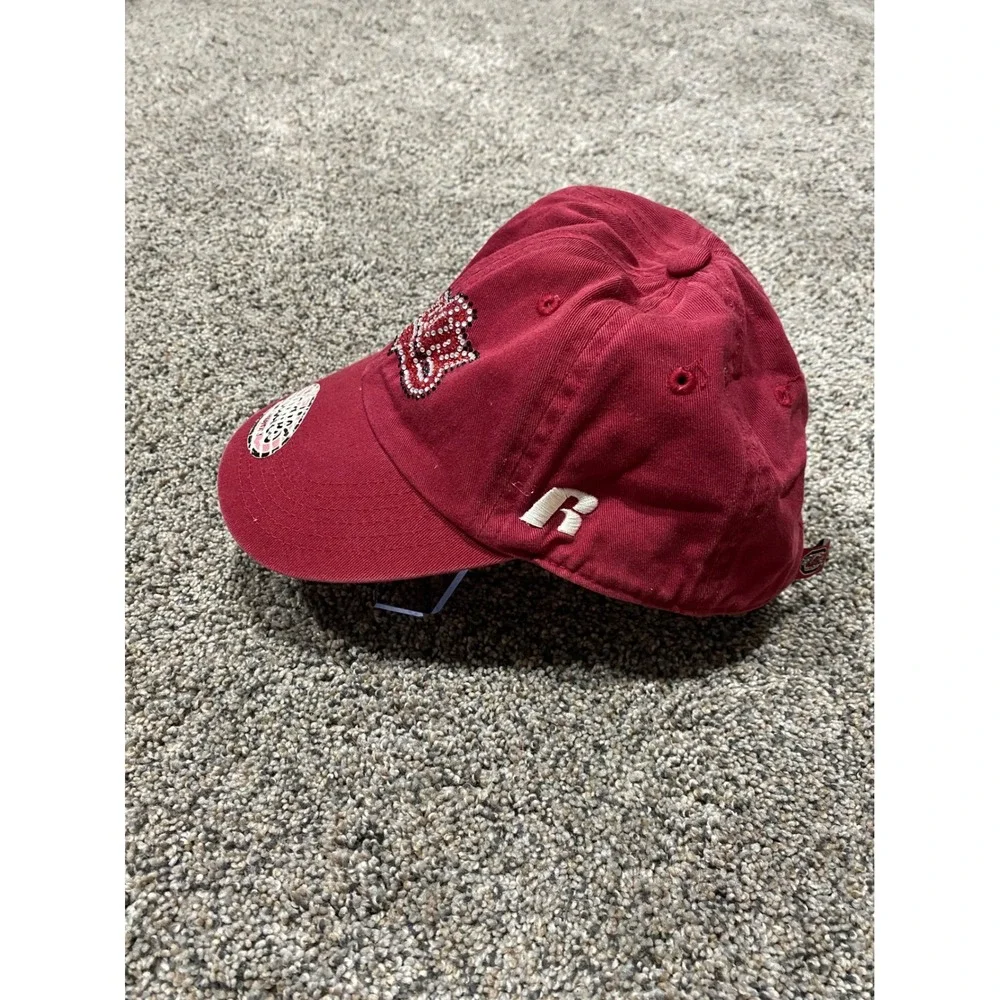 Russell Baseball Cap Ladies OSFM Red Fair Rhinestone South Carolina Gamecocks